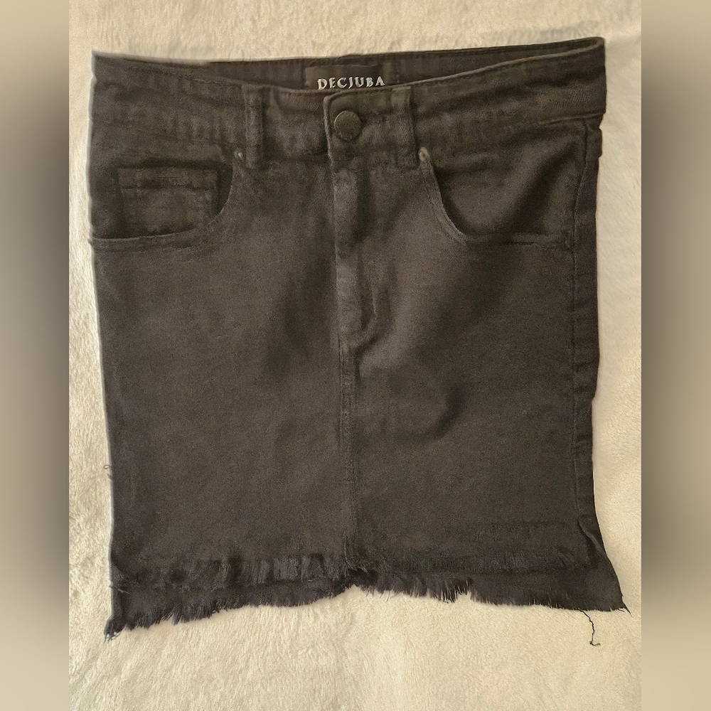 DECJUBA black Jean skirt Size 8 AU